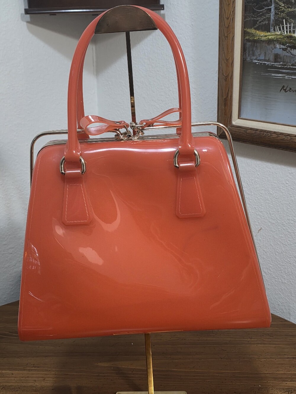 Furla Candy Bag Red Satchel - Picture 2 of 12